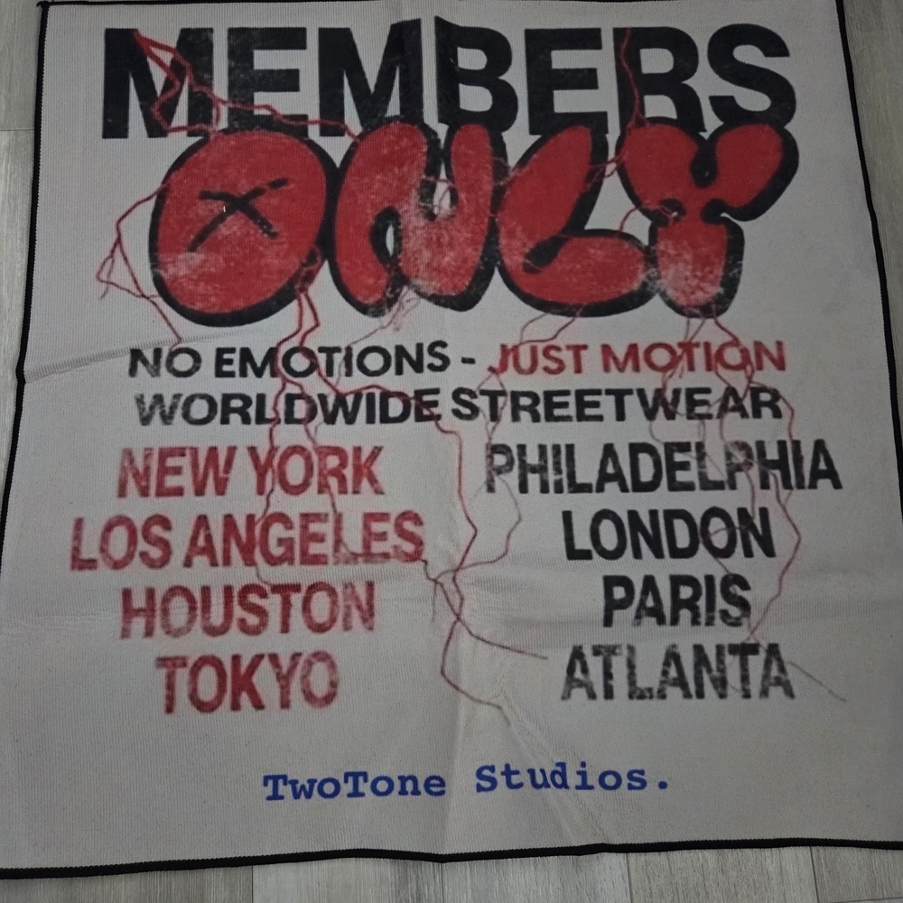 New Bape Rug Or Wall Art Members Only Graphic